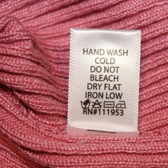 Deep Double V-neck Twist Detail Sweater Stretch Midi Dress in Black or Pink - Picture 8 of 16